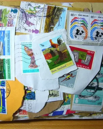 100g On-paper World Mix of Stamps - Lot 7